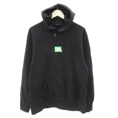 リー LEE パーカー プルオーバー 長袖 プリント L ブラック 黒 /YM36