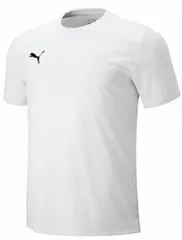プーマ PUMA サッカー SS Tシャツ メンズ 男性 フットサル トップス 半袖 吸汗 速乾 ドライ トレーニング 練習 クラブ 部活 チーム サークル ロゴ ウェア 着替え  656335 01 PUMAWHITE