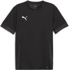プーマ PUMA サッカー TEAMGOAL ゲームシャツ メンズ 男性 フットサル Tシャツ シャツ トップス 半袖 吸水速乾 試合 トレーニング 練習 クラブ 部活 ロゴ 着替え  706362 03 PUMABLACK-PUMAWHI