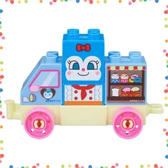 【特価セール】Blocklabo ブロックラボ [バンダイ(BANDAI)] つながる！ひろがる！のりものブロックシリーズコキンちゃんとベーカリーワゴン それいけ！アンパンマン