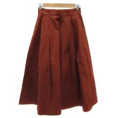 アーバンリサーチ ドアーズ URBAN RESEARCH DOORS フレアスカート マキシ丈 ロング丈 無地 One テラコッタ /YS11