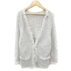 ケーティー キヨコ タカセ  K.T KIYOKO TAKASE カーディガン ミドル丈 七分袖 Vネック 9 グレー /YM17