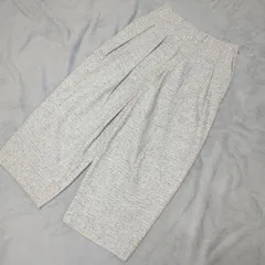 ADAM ET ROPE コットンツイードタックワイドパンツ 38サイズ