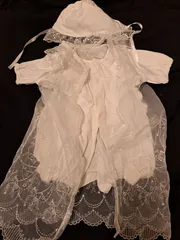 アカチャンホンポ セレモニードレス　ベビードレス　 帽子付き　ベル　うま　出産準備　退院着