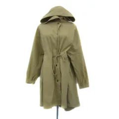 サマンサモスモス SM2 フードワークコート スプリングコート ロング丈 無地 F ベージュ /YS4