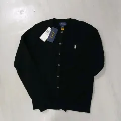 (新品) ポロラルフローレン ケーブルニットカーディガン 実寸55半～細身66