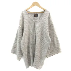 カスタネ Kastane ガウンコート ミドル丈 ノーカラー マルチカラー F グレー /YM21