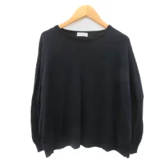 B&Y ユナイテッドアローズ BEAUTY&YOUTH ビューティー&ユース ニット カットソー 長袖 紺 ネイビー /YK42