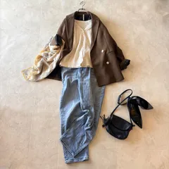 ROPE PICNIC 白　リブカーディガン　長袖　トップス　3サイズ　羽織り　パールボタン　Lサイズ