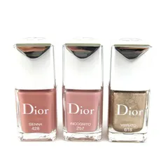 ディオール ヴェルニ ネイルエナメル 3点セット 残半量以上 ネイルカラー コスメ まとめて レディース Dior 【中古】