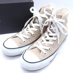 コンバース スニーカー ハイカット オールスター チャックテイラー シューズ 靴 レディース 23.5サイズ ベージュ CONVERSE 【中古】