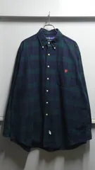 90’s Ralph Lauren “The Big Shirt” Black Watch Button-down Shirt L