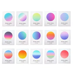 シーリングスタンプ用コレクション台紙 シンプルグラデーション 15枚セット