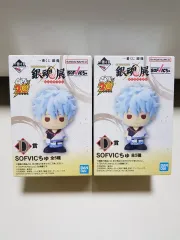 一番くじ 銀魂 20周年 A賞 + D賞 沖田 総悟 志村 新八 + 下位賞