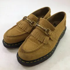 04w5952∞※【中古】 Dr.Martens ドクターマーチン エイドリアン スナッフル ローファー フリンジ UK7 ブラウン 【八王子店】