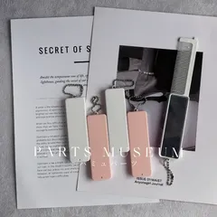 【1個¥165】パミュパーツ♡バッグチャームやじゃらじゃらキーホルダーなどに/折りたたみ式コーム/携帯用くし/ミラー付き/ノベルティにも