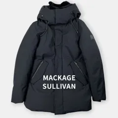 美品 MACKAGE SULLIVAN 25AW マッカージュ 2 in 1 スタンドカラー フード付き ダウンコート ブラック 黒 38 / J&NREUSE メンズ アウター