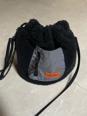 ユニバーサル オーバーオール UNIVERSAL OVERALL ブラック ボア フリース クロスバック