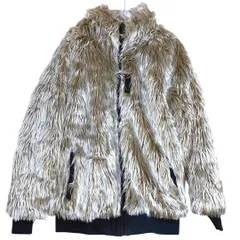 平成ファッション GYM MASTER リバーシブルファージャケット　Y2K