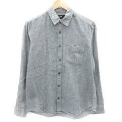 ハレ HARE カジュアルシャツ 長袖 切替 M グレー /YM3