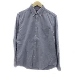 グリーンレーベルリラクシング ユナイテッドアローズ green label relaxing シャツ 長袖 ボタンダウン 無地 M 水色 ライトブルー /YS39