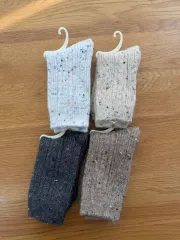 교신안함)ウール靴下 4足 セット