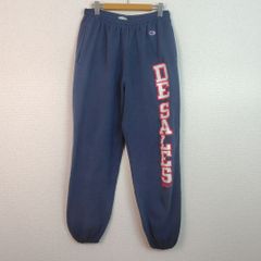 Champion チャンピオン スウェットパンツ ロゴプリント ネイビー Mサイズ メンズ 古着 スポーツMIX ストリート
