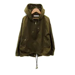 アズノウアズ as know as ジャケット マウンテンパーカー ミドル丈 無地 ジップアップ カーキ /SY8