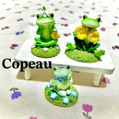✿美品✿ コポー コポタロウ 春 スプリング 菜の花 シロツメクサ 花 蝶 