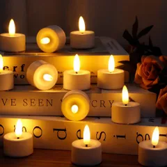 ロウソク LEDキャンドル 電池式 揺らぐ炎 ろうそく リアル感 ミニキャンドル 癒しハロウィン 12個セット 飾り 高さ4.6cm 室内 キャンドルライト 室外飾り led 母の日/誕生日/パーティー/結婚式 DESIGN 雰囲気づくり(12個セット) JH