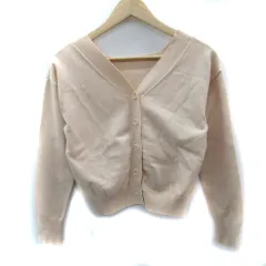 クミキョク 組曲 KUMIKYOKU ニットカーディガン ミドル丈 Vネック 2 ライトベージュ /SM18