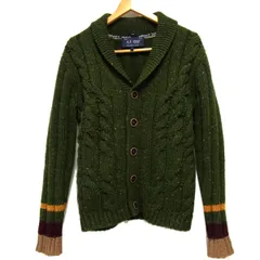 美品☆ARMANI アルマーニ ショールカラー ニットカーディガン ニットジャケット メンズ