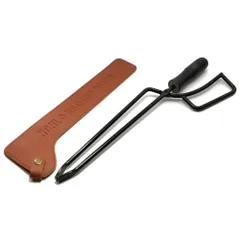 木製ハンドル キャンプ 火ばさみ バーベキュー 炭ばさみ 焚き火 トング ソロキャンプ 薪ばさみ アウトドア用品 LIFE) キャンプ用品 NO 暖炉器具 CAMP 収納ケース付き NCNL(NO (ウォルナット)