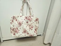 レストローズ アイボリー フローラル 花柄 ショルダーバッグ