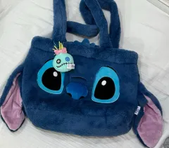 ディズニー スティッチ キャラクター ファー バッグ トートバッグ