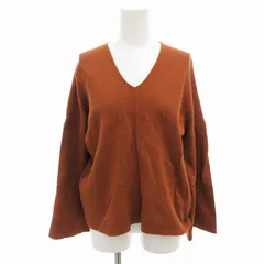 ジャーナルスタンダード レリューム JOURNAL STANDARD relume ニット セーター プルオーバー Vネック 長袖 F 茶 ブラウン /FF