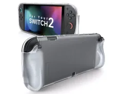 Switch2対応一体式設計カバー クリア保護ケース PC+TPU材質 薄型