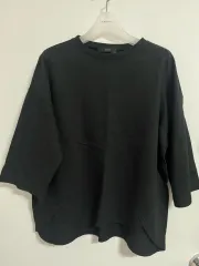 the AtG ベーシック オーバーサイズ 7分 半袖 Tシャツ ブラック M