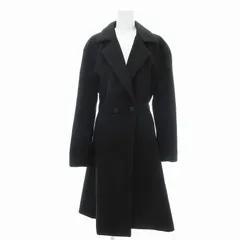 ジュリア ブティック JULIA BOUTIQUE チェスターコート ロング丈 ベルト付き 2 黒 ブラック /UD