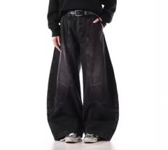 即完売】【新品未開封】HARE カーブZIPデニムパンツ パープル系 メンズ 