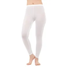 [Liapom] 涼感 UV加工 レギンス 接触冷感 吸水速乾 サラサラ快適 夏用 スパッツ レディース 【白10分丈 LL-3L】