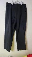 ブラック コットン パンツ カジュアル パンツ