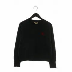 バーバリー BURBERRY London England スウェット トレーナー 裏起毛 クルーネック ロゴ 刺繍 S 紺 ネイビー /XZ ■GY19