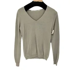 ギャルリーヴィー GALERIE VIE コットンシルク Vネックニット レディース JPN：1 