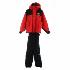 ザノースフェイス THE NORTH FACE ヴィンテージ セットアップ 上下 マウンテンパーカー パンツ ナイロン ロゴ ジップアップ 長袖 ロゴ 赤 レッド 黒 ブラック NP-2188 ■GY18 /MQ