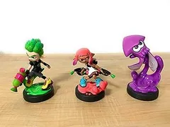 任天堂 スプラトゥーンシリーズ amiibo3種セットガール、ボーイ、イカ