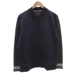 トミーヒルフィガー TOMMY HILFIGER ヴィンテージフィット スタジャン ジャケット ブルゾン 紺 ネイビー /FF ■GY18