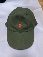 ポロ ウール チノ ベースボールキャップ カーキ