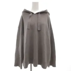 Sマックスマーラ 'S Max Mara 23SS ニットプルオーバーパーカー セーター 長袖 フード ウール カシミア混 XL グレー 2393610731 /GV ■GY19
