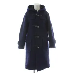 アーバンリサーチ URBAN RESEARCH LONDON TRADITION ダッフルコート ロング丈 ウール F ネイビー 紺色 英国製 チェック柄 別注 UY77-27T001 /PP ■GY03